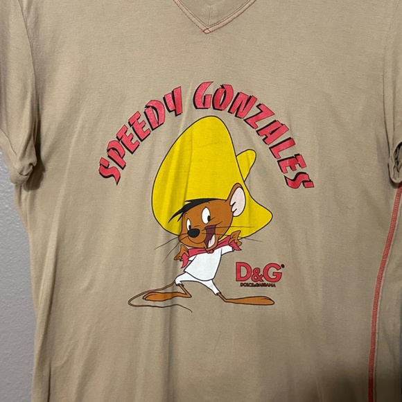 AUTHENTIC ULTRA RARE DOLCE & GABBANA SHIRT SPEEDY GONZALEZ XL SHORT SLEEVE - Picture 5 of 12